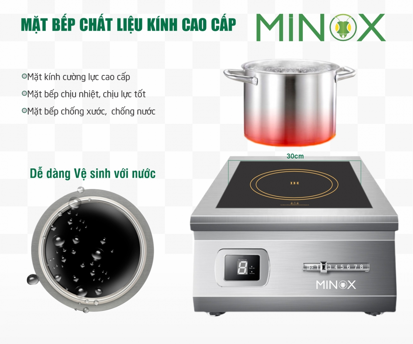 Bếp từ hầm công nghiệp
